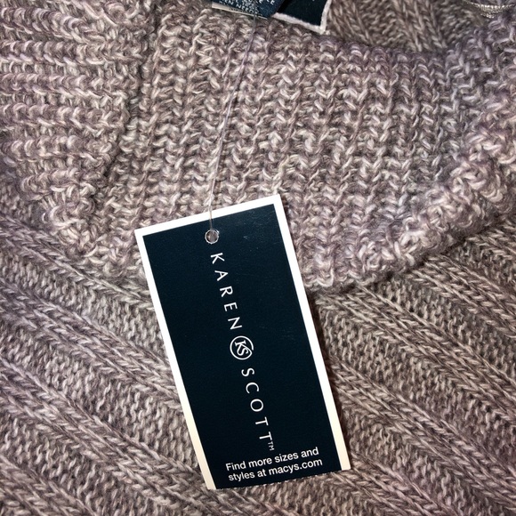 Knitted poncho - Picture 4 of 5